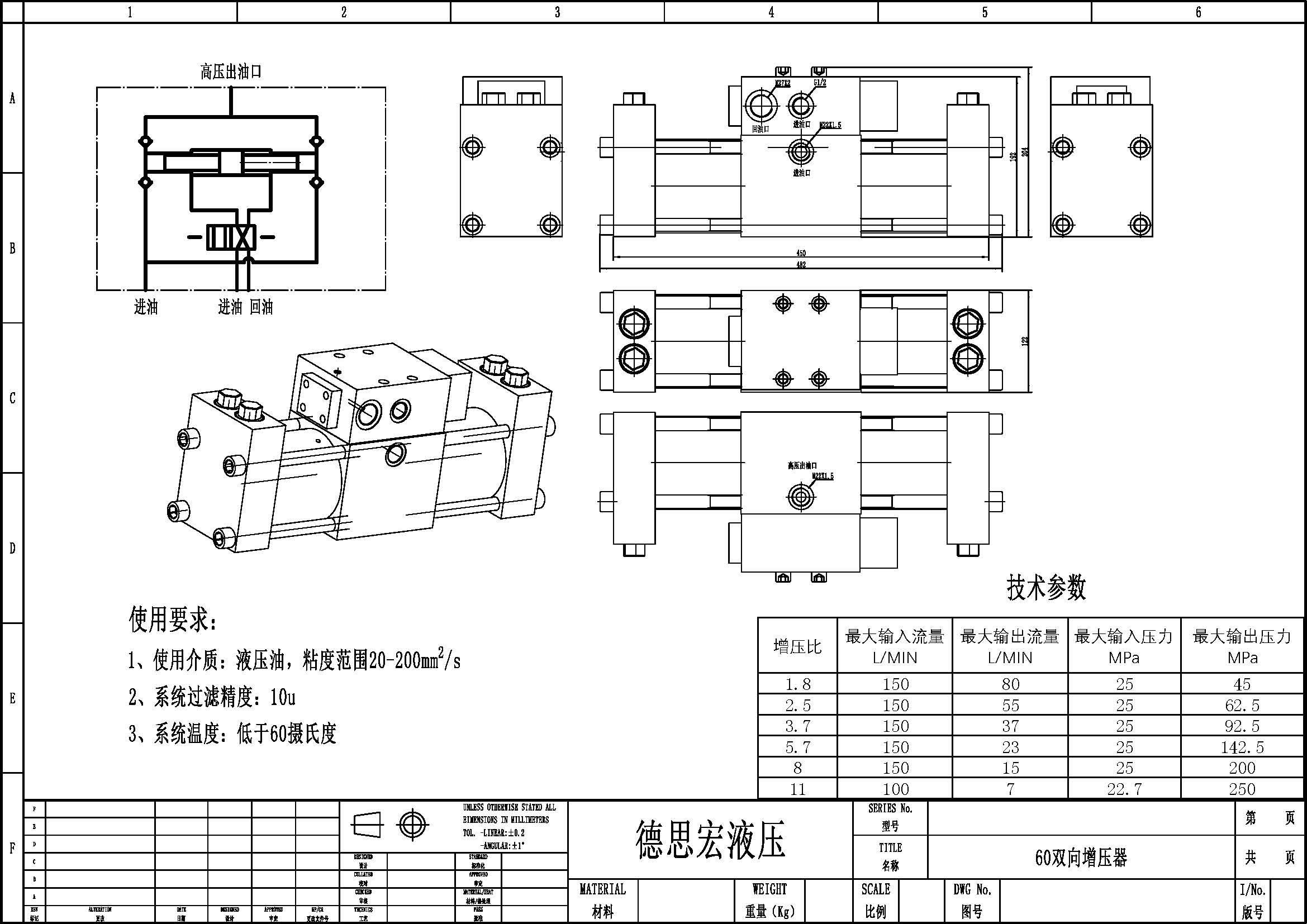 液壓增壓閥，液壓增壓器